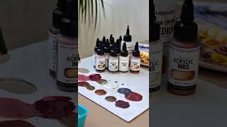 KAMENSKAYA Metallic Acrylic Inks Swatches