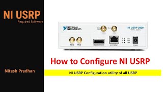 NI USRP Configuration Utility