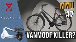 Veloretti - VanMoof Killer? | NIU KQi3 E-Scooter | Shield Blinker für EScooter & E-Bikes | MMU7