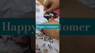 Happy customer/Banarasi Mashru Silk sarees/Festive season/Soft fabric #myngels #shortvideo