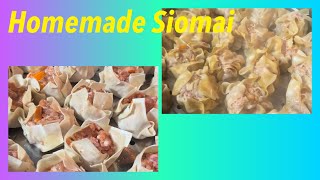 Homemade Siomai…#porksiomai #chinesedumplings