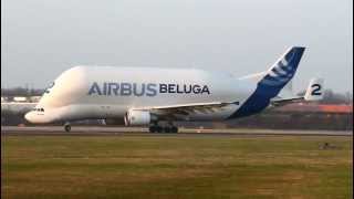 Airbus Industrie Beluga #2 depature at Bremen 15.03.2012