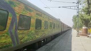 YOGA EXPRESS WITH LHB COACHES SKIPPING CHANDKHEDA ROAD (INDIAN RAILWAYS)