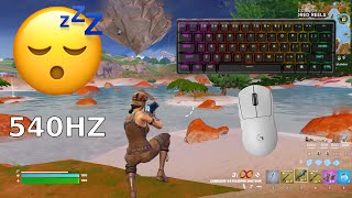 SteelSeries Apex Pro Mini ASMR😴 Solo Fortnite Gameplay 🤩 360 FPS Smooth 4K