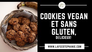 Cookies vegan et sans gluten - La fée Stéphanie