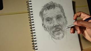 Drawing Benedict Cumberbatch