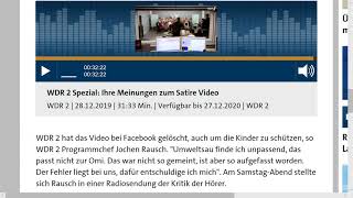 WDR2-Programmchef Rausch entschuldigt sich für privaten Tweet des freien Mitarbeiters Danny Hollek