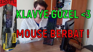 Rush RK112 + RM01 Oyuncu Klavye Mouse İnceleme