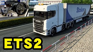 SCANIA S carry plastic Euro Truck Simulator 2　Gameplay Thrustmaster Steering Wheel