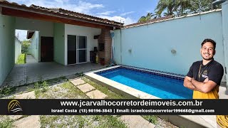 (VENDIDO) SUA OPORTUNIDADE APENAS 300 METROS DO MAR, CASA COM PISCINA E CHURRASQUEIRA!