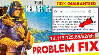 "You Have Been Disconnected From The Game" PUBG: NEW STATE 100% Problem Solution (English)