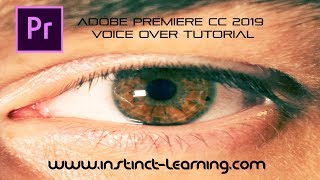 Adobe Premiere cc 2019 Voice Over Tutorial