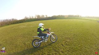 Fpv freestyle Chasing electric bike and flying ad the office🇱🇺