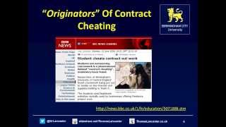 An Analysis Of The Contextual Information Available On Contract Cheating Agency Websites