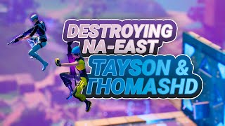 HOW TO Play on 100+ Ping – Tayson and ThomasHD Side-By-Side Gameplay in Dreamhack NA-East