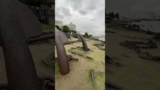 Sister of Statue of Liberty in Odaiba Japan Brocken chain and shackle #amazing #history