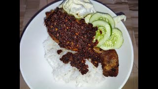 RESEP AYAM MADURA BUMBU HITAM TANPA KLUEK