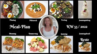 MEAL-PLAN WOCHE 34/2022