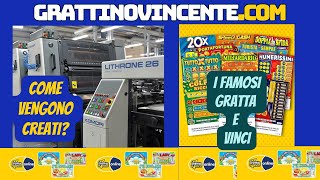 Come sono fatti i Gratta e Vinci  #grattaevinci #grattaevincionline.