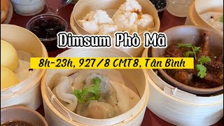 Dimsum Phò Mã đa dạng núp hẻm Tân Bình