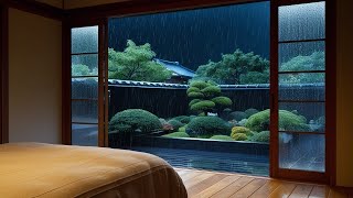 Soft Rain Sound In Home Garden | The sound of rain for sleeping, studying, and relaxing