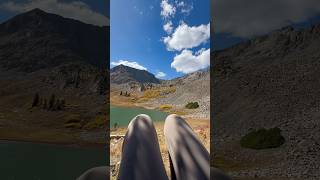 Hiking up to a glacial lake in State Forest State Park, Colorado! #hiking #colorado #fall