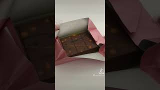 ASMR Unwrapping The Viral Dubai Fix Chocolate  #chocolate