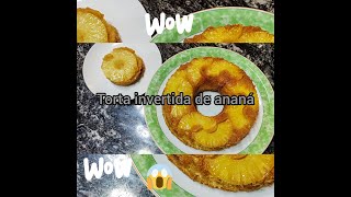 como realizar Torta invertida de ananá - cocinando con Valeria