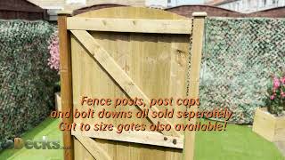 Arched Featheredged Gate | eDecks