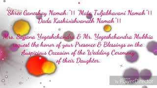 02. Vidh Marriage Invitation 2019.