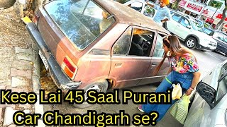 Kese Lai 45 Saal Purani Car Chandigarh se?😱🤯🤯 #travelvlog #travelvlogs #chandigarh #sukhnalake