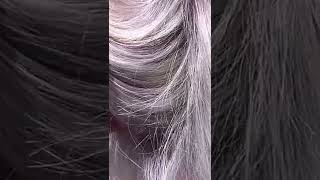 Pelo plateado gris.. #pelo #platinum #hair #cabelloperfecto #hairstyle #shorts #tendencias2022