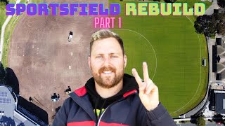 We Are Rebuilding This Sports Field!! (PART1)