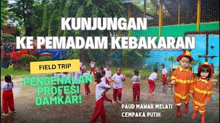 Kunjungan Ke Pemadam Kebakaran | Field Trip Damkar Sektor V Cempaka Putih | Anak Anak Happy Banget‼️