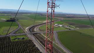 FLYING A DRONE UP A RADIO TOWER