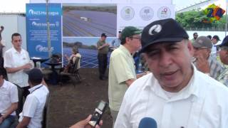 Inauguración de la planta Fotovoltaica AES Moncagua