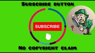 Subscribe button outro | subscribe button | subscribe button green screen