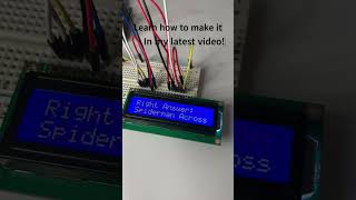 The Arduino chooses what movie to watch #foryou #coding #spiderman