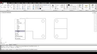 Fillet command in AutoCAD -- in Arabic