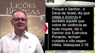 Lição 13, Betel, Malaquias, Um Alerta Sobre O Perigo Da Prática Religiosa Vazia E Sem Vida, 3Tr23