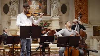 Vivaldi violin and cello concerto (RV544 in  F major)  Agazzi/Amadio  (in rehearsal)