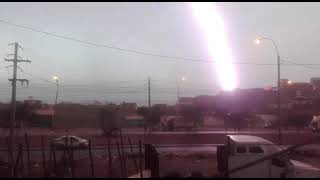 4 tormenta eléctrica - relampagos en Lima 24/05/2021