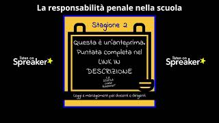 La responsabilità penale nella scuola