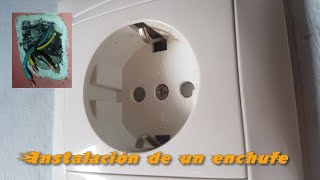 Cambiar el enchufe empotrado en la pared/ sustituir conector