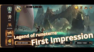 Legends of Runeterra Gameplay   (First Impression)