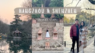 HANGZHOU & SHENZHEN VLOG | shopping, street food, west lake & window of the world