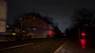 NS 1027 SD70ACe leads NS 269 with a SAAHC at Piscataway with a nice K5LLA