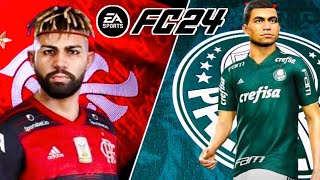 FLAMENGO X PALMEIRAS EA FC 24 LIBERTADORES SIMULAÇÃO