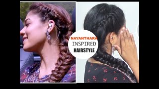 NAYANTHARA INSPIRED  HAIRSTYLE TUTORIAL |TAMIL