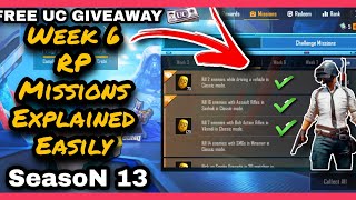 Season 13 Week 6 Royale Pass missions Explained | Pick up 32 granades In classic Mode. | EMP crate🔥